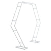Round/Oval/Square Wedding Arch Stand Birthday Party Backdrop Flower Balloon Deco