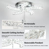 K5 Crystal LED Lamp Ceiling Light Chandelier Living Room Bedroom Pendant Light