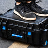 Outdoor Travel Trolley Case Foam Protective Tools Storage ABS Plastic Box +Wheel