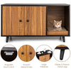 Large Cat Litter Box Enclosure Furniture Wooden Kitty Washroom Hidden Washroom