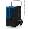 COSTWAY 66L Commercial Dehumidifier Industrial Crawl Space Dehumidifier w/Pump