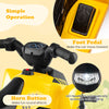 Kids Ride on ATV 6V Battery Powered Electric Quad Car w/Horn Sound-Yellow