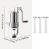 Sausage Stuffer 2.5LBS/1.5L Sausage Filler Maker Meat Press Stainless