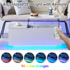 Coffee Table High Gloss LED Lift up with Storage White Living Room Furniture