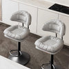 FATIVO Set of 2 Kitchen Bar Stool Double Padded Seat Chair Adjustable Barstools