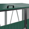 Garden Metal Bin Shed Double Wheelie Bin Storage Cover Rubbish Dustbin 2 Shed UK