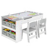 2-in-1 Kids Art Table and Art Easel Set Toddler Play Activity Drawing Desk