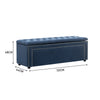 Large Chesterfield Storage Ottoman Bench Box Widnow Seat Stool Bedroom Footstool