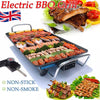 1500W Non-stick Electric Table Top Teppanyaki Grill BBQ Hot Plate Cooking Indoor