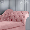 Chaise Lounge Chesterfield Sofa Pink Accent Chair Lucian Tufted Longue
