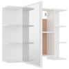 3 Piece Bathroom Furniture Set White Chipboard G0D8