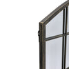 Large Window Garden Mirror Wall Mounted Metal Frame Floral Indoor Outdoor Decor