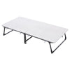 183cm Folding Single Bed Guest Portable Sleeper Bed Steel Frame Camping Travel