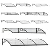 Door Canopy Awning Shelter Outdoor Porch Patio Front Back Window Roof Rain Cover
