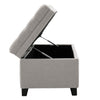 Rect Ottoman Stool Bench Storage Box Pouffe Seat Blanket Bedding Toy Chest Chair
