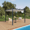 Garden Pergola Awning Shade Outdoor Canopy Furniture Party Barbecue Shelter 13ft