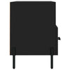 TANZEM TV Cabinet Black 80x36x50 Engineered Wood,TV Stand, Industrial A4L6