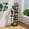 6Tier Metal Plant Display Stand Home Indoor Outdoor Garden Flower Pot Shelf Rack