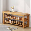 3 Tier Wooden Shoe Rack Seating Bench Hallway Storage Organiser Holder Stand