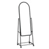 Cheval Mirror Floor Standing Arched Full Length Makeup Bedroom with Shelf