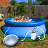 Solar Pool Heater Pool Heating w/Hose Solar Collector w/Stands Swivel Connection