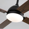 3/4/5 Blades Ceiling Fan & LED Lights Reversible Motor 52" Cooling Fan Lighting