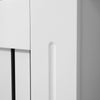 Modern Radiator Cover Small Large Wall Cabinet MDF Slats Wood Grill Furniture