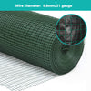 6M/ 30M PVC Green Coated Chicken Wire Mesh Fencing Garden Barrier Metal Fence