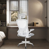 Mesh Home Office Chair Swivel Task Computer Desk Chair w/ Lumbar Support, White