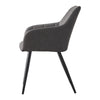 2× Kitchen Dining Chairs Velvet Faux Leather Fabric Padded Home Office Chair set