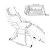 Massage Table 3 Foldable Bed PU Leather Salon Nail Tattoo Chair for Spa Beauty