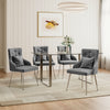 Upholstered Leisure Sofa Chair Velvet Armless Accent Chair Ergonomic Backrest UK
