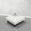 Square Coffee Table Chesterfield Upholstered Footstool Pouffe Foot Stool Seat