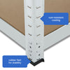 1.8m Warehouse 5 Tier Racking Shelf Heavy Duty Steel Garage MDF Shelving Unit