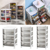 4/5/6 Tier Rolling Tower Storage Unit Trolley Chest Drawer Home Office Organizer