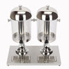 16L Commercial Stainless Steel Beverage Dispenser 2-Tank Drink Juice Dispenser