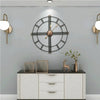 60CM Industrial Retro Roman Metal Wall Clock
