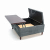 Extra Lift Up Square Storage Ottoman,Upholstered Coffee Table Storage Ottoman