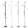Tall Domed Lampshade Floor Lamp Standard Free Standing Living Room Home Light UK