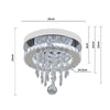 LED Ceiling Crystal Lights Luxury Chandelier Modern Pendant Lamps Kitchen Lights
