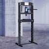 Black 12-Ton Adjustable Steel Hydraulic Work Shop Press Garage Presses Manual UK