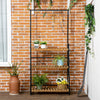 3 Tiered Plant Stand Rack with Hanging Hooks for Indoor Outdoor