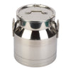35L Stainless Steel Milk Churn Can Bucket Container Ghee Pot+handle+Sealed lid