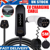 EV Charging Cable Type 2 UK Plug 3 Pin Electric Vehicle Car Charger Portable 13A