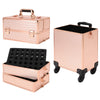 4 in 1 Large Makeup/Cosmetic/Hairdressing/Vanity/Beauty Storage Case Box Trolley