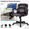 Modern Executive Chair PU Leather Computer Desk Chair Office Chair Adjustable