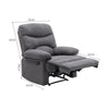 PU Leather Recliner Armchair Sofa Home Lounge Chair Cinema Reclining Gaming Seat