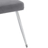 4Pc Dining Chairs Set Armchair Velvet Kitchen Dining Room Restaurant Office Grey