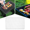 Stainless Steel BBQ Cooking Grill Wire Mesh Grid Grate Rack Outdoor Barbecue Net