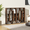 7-Cube Bookcase Wooden Storage Geometric Bookshelf Corner Decorative Display